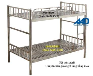 giới thiệu về giường tầng inox, giường tầng bằng thép không gỉ