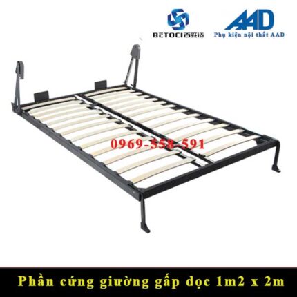 phụ kiện giường đa năng lật dọc 1m2x2m